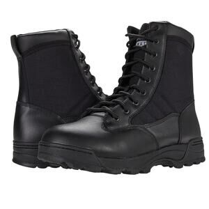 Original SWAT Mens Classic 9' Lace Up Boots US 6 EU 38 Black Leather EUC